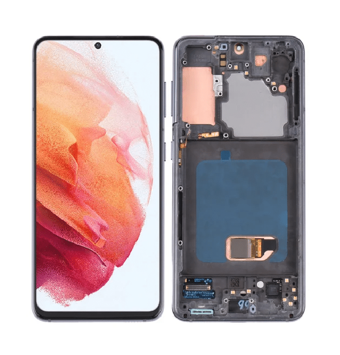 s21-1-itouchperu Lcd Screen Samsung S21 Oem (G991) Frame